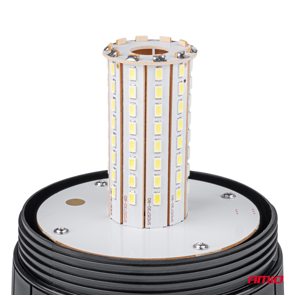 LED-Warnleuchte mit orangefarbenem Blinklicht