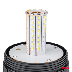 LED-Warnleuchte mit orangefarbenem Blinklicht