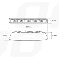 DRL 501HP Tagfahrlicht für die Montage in schmalen Öffnungen