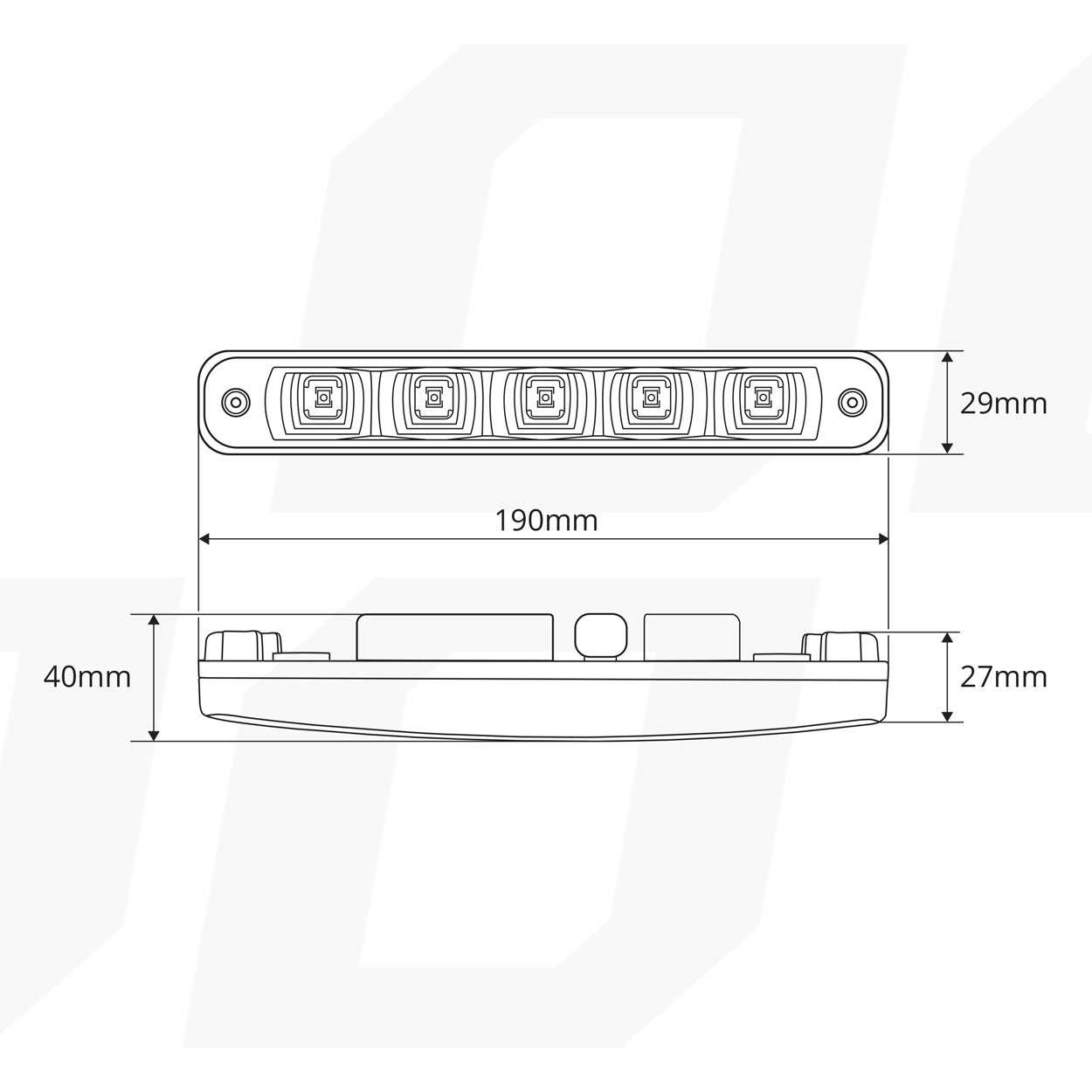 DRL 507HP Tagfahrlicht zur Montage