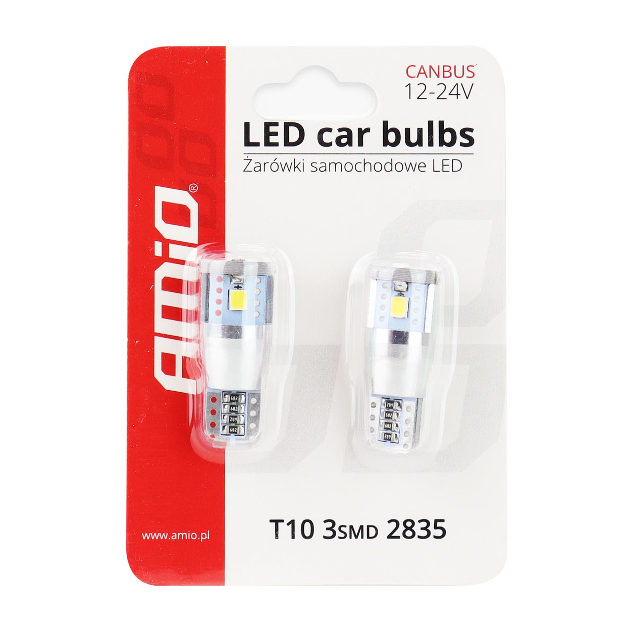 LED-Lampe T10e W5W mit CANBUS-Funktion