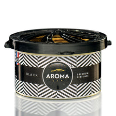 Aroma Car Prestige Organic Black Auto-Lufterfrischer in schwarzer Dose