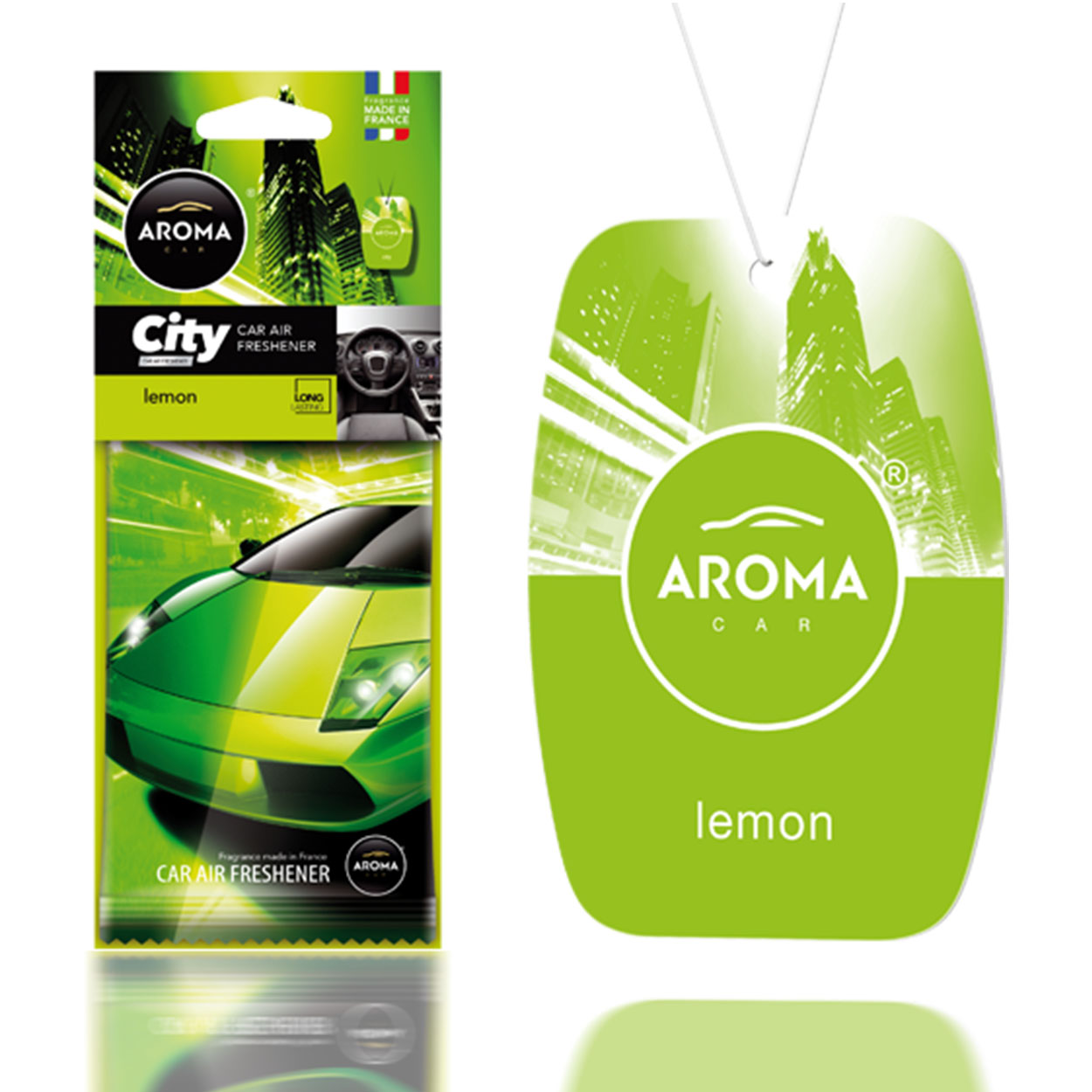 AROMA CAR CITY CARD Lemon Autoduft