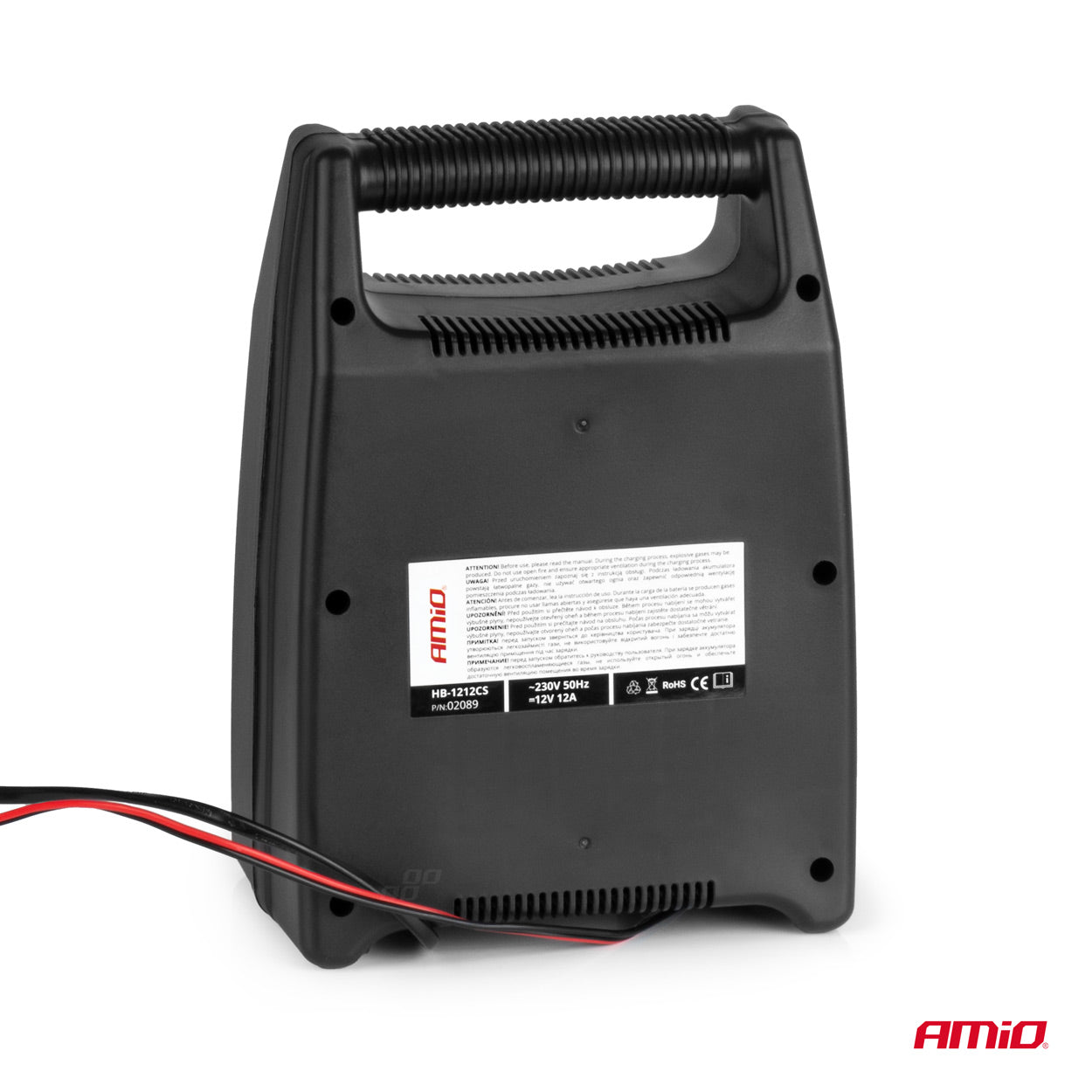 Batterioplader 12A til syre-bly-batterier