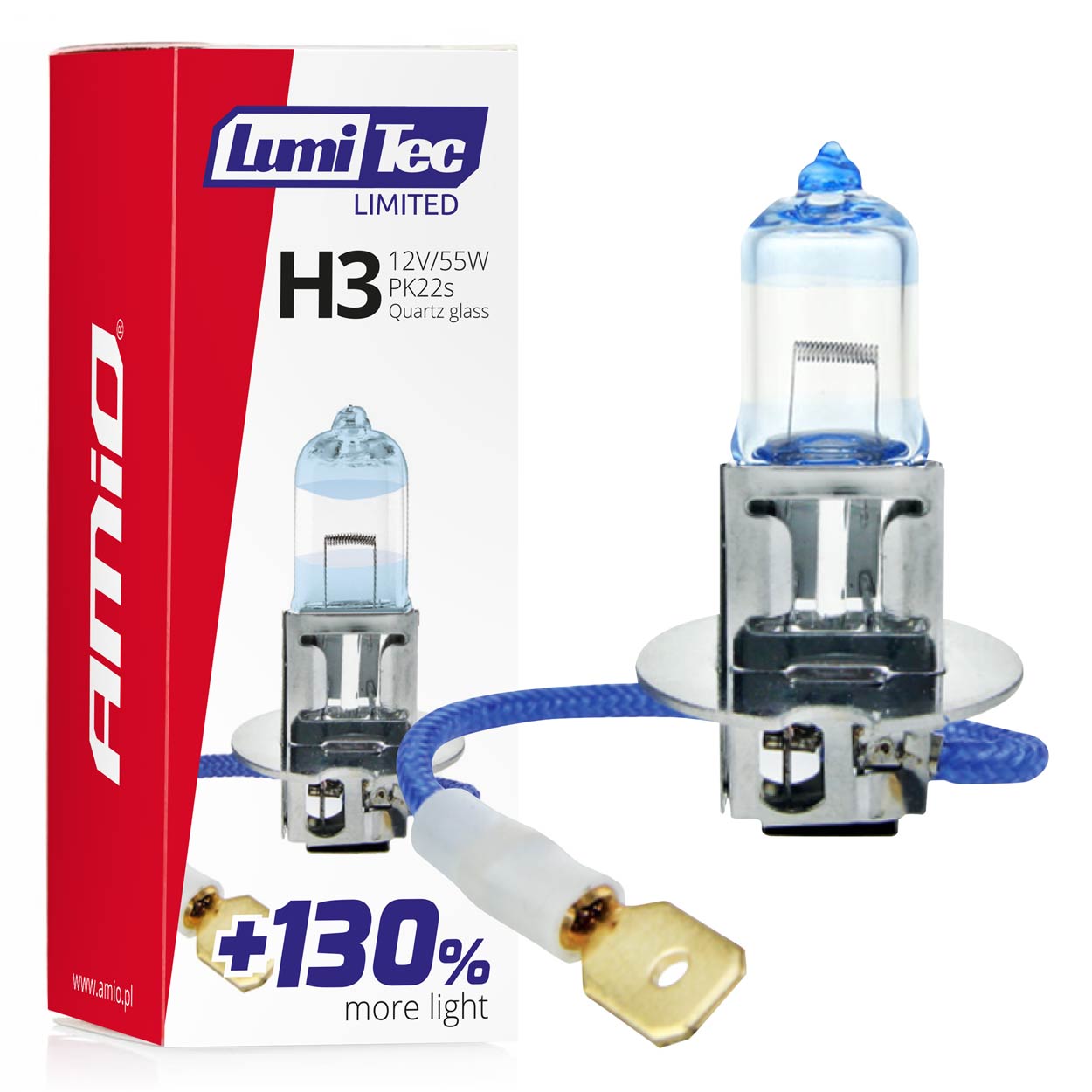 LumiTec LIMITED H3-halogenpære 12 V 55 W
