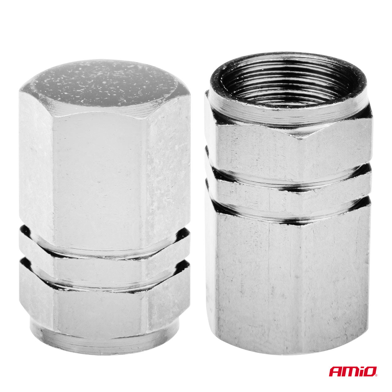 Set mit Ventilkappen aus Aluminium
