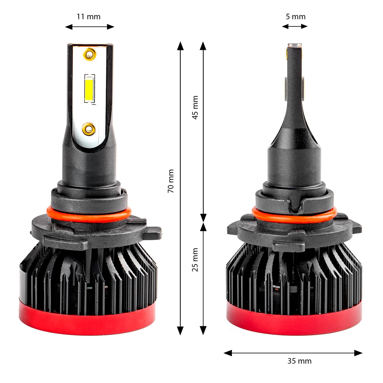 LED-Scheinwerferlampen im 2er-Set