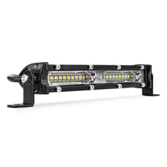 Schmale LED-Arbeitsleuchte 18 cm mit Spotlicht