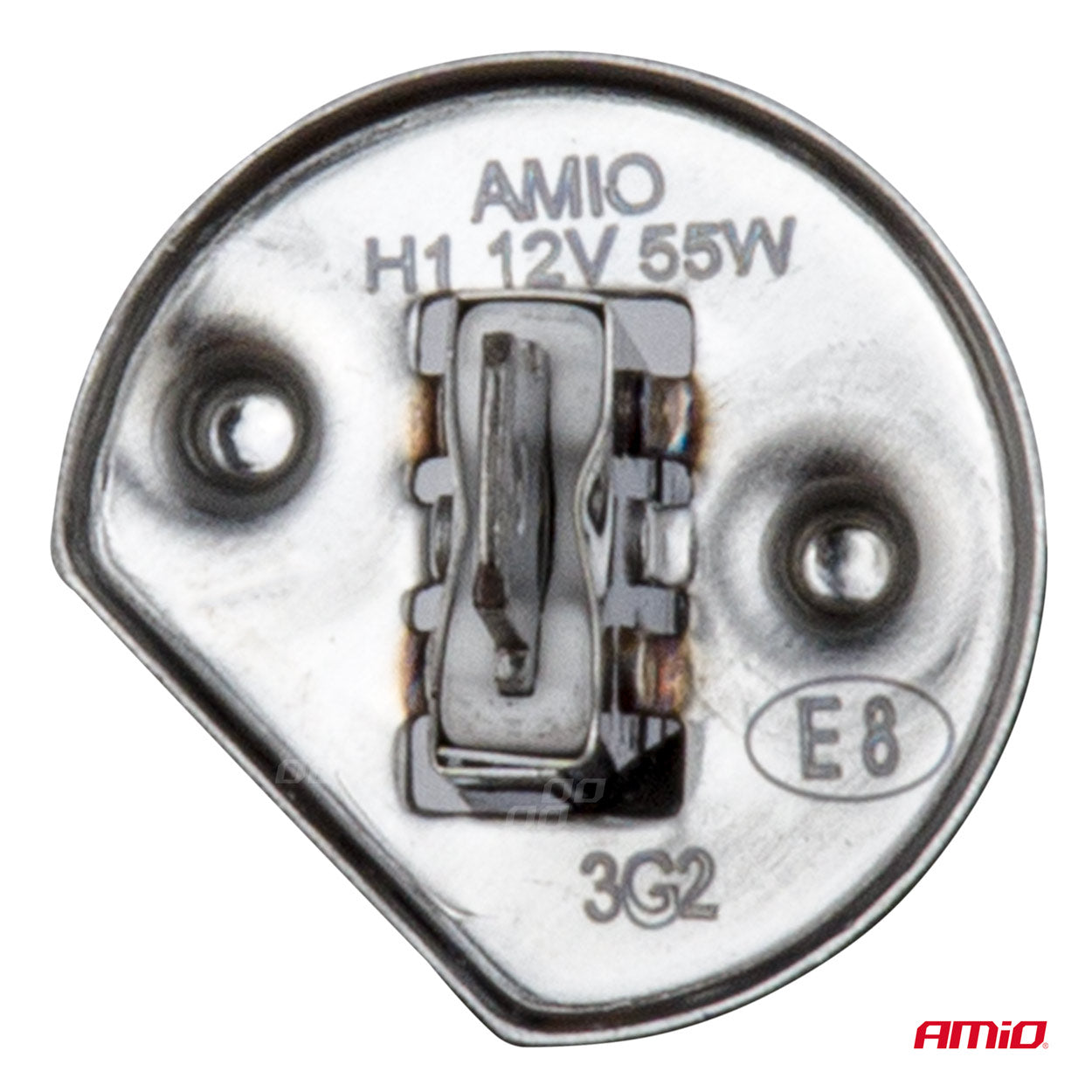 Halogenpære H1 55W med klart glas