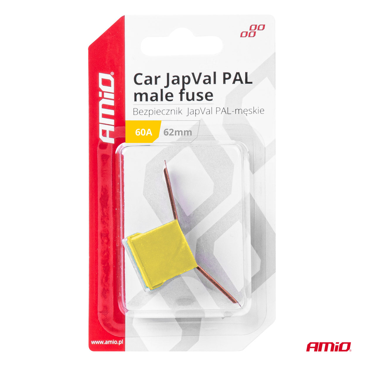 JAPVAL PAL-sikring i 62 mm længde