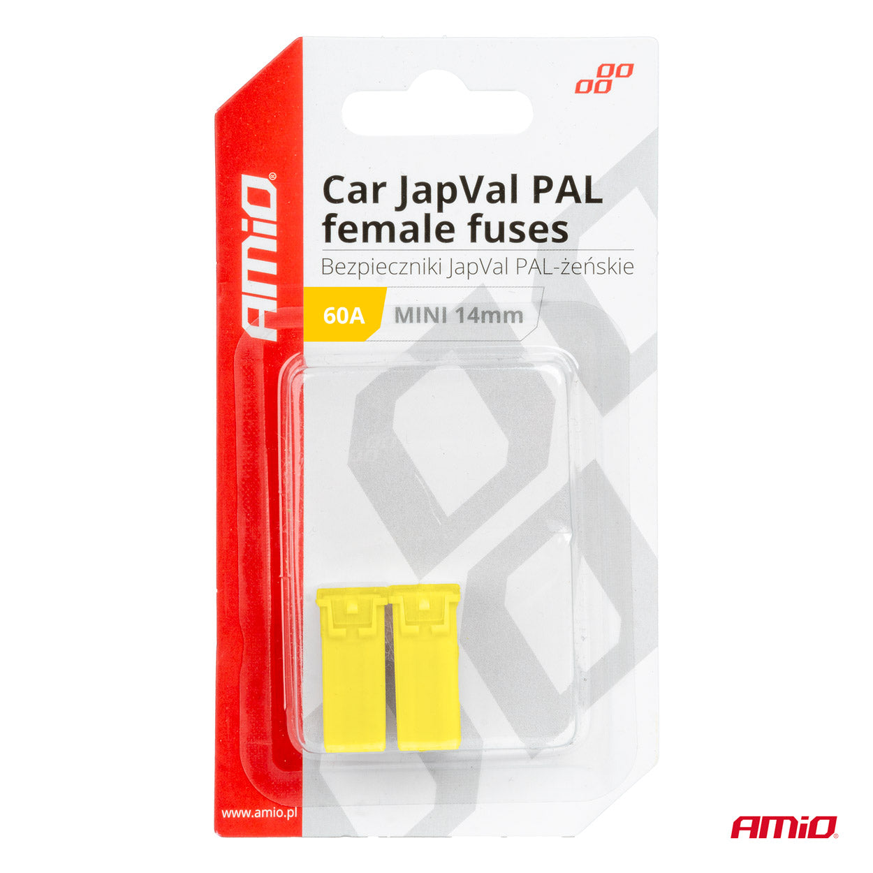 JAPVAL PAL 60 A sikringer, hun mini-type