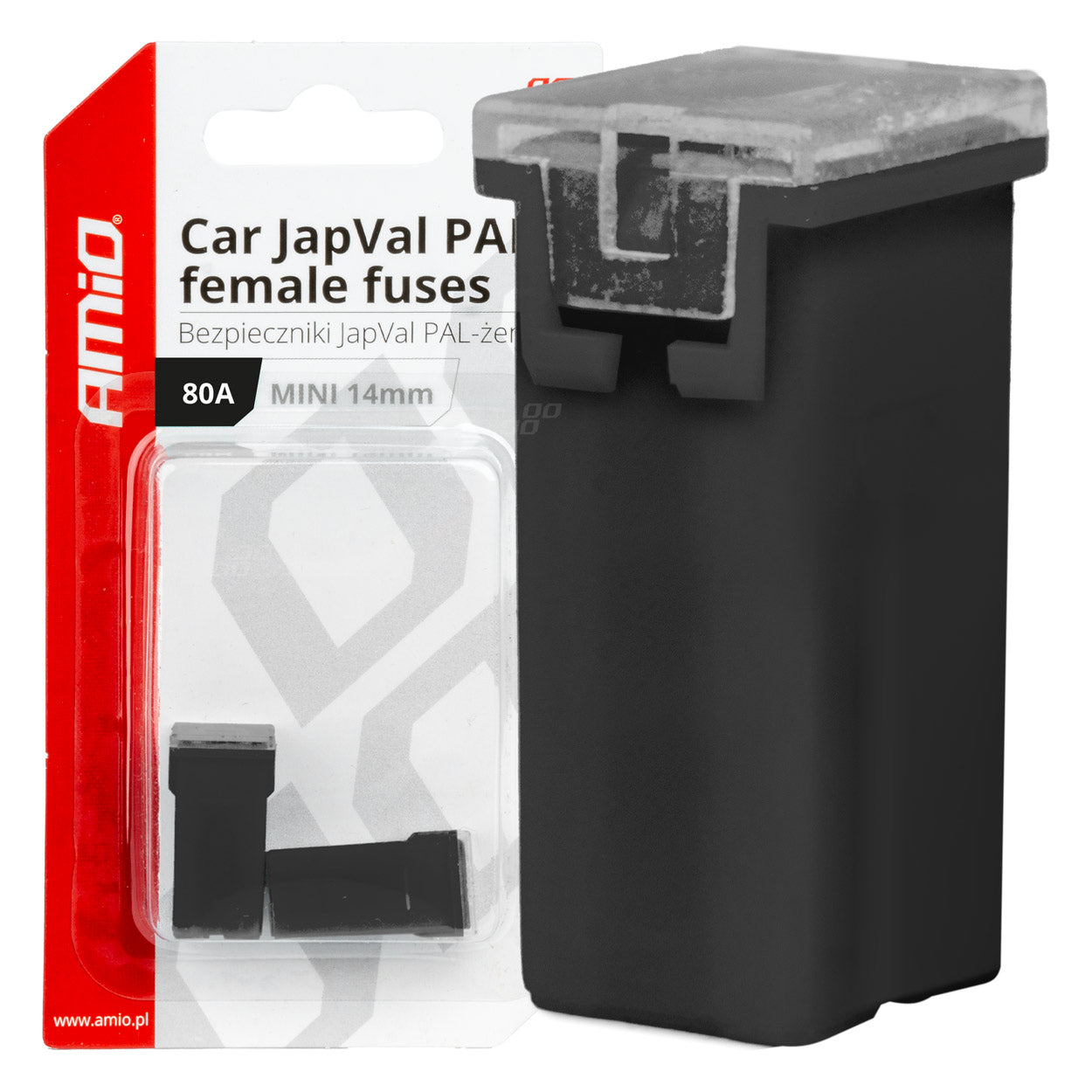 JAPVAL PAL female minisikring 80 A