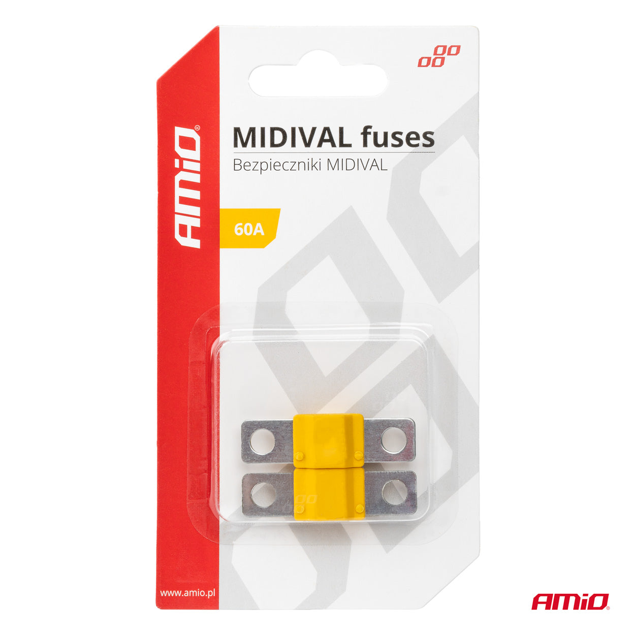 Packung mit zwei MIDIVAL-Sicherungen à 60 A