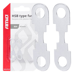 HSB-fladsikring 80 A, 42 x 12 mm