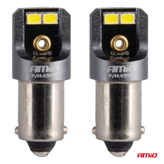 LED-pærer T4W BA9S med 2016 SMD-dioder