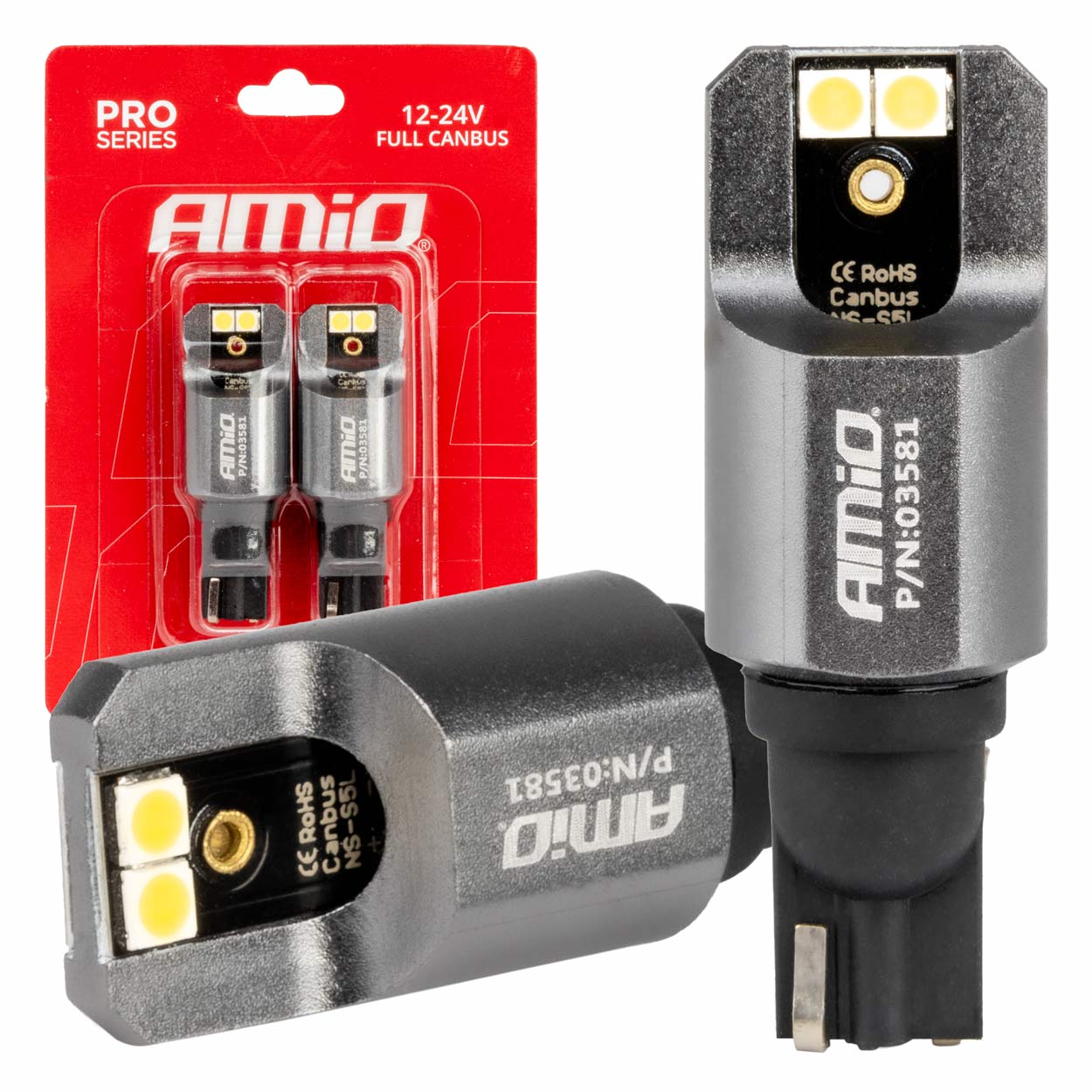 LED-pærer T15 W16W med hvidt lys og CANBUS