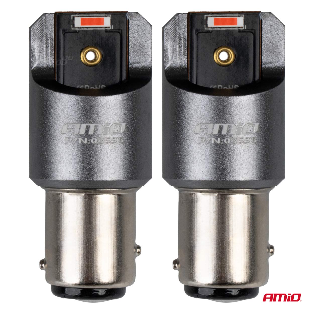 Røde LED-pærer BAY15D P21/5W med 1860 SMD-dioder