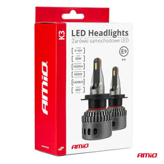 LED-forlygter med 6000K hvidt lys og IP67