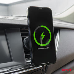 Mobilholder med USB-C og trådløs Qi-opladning
