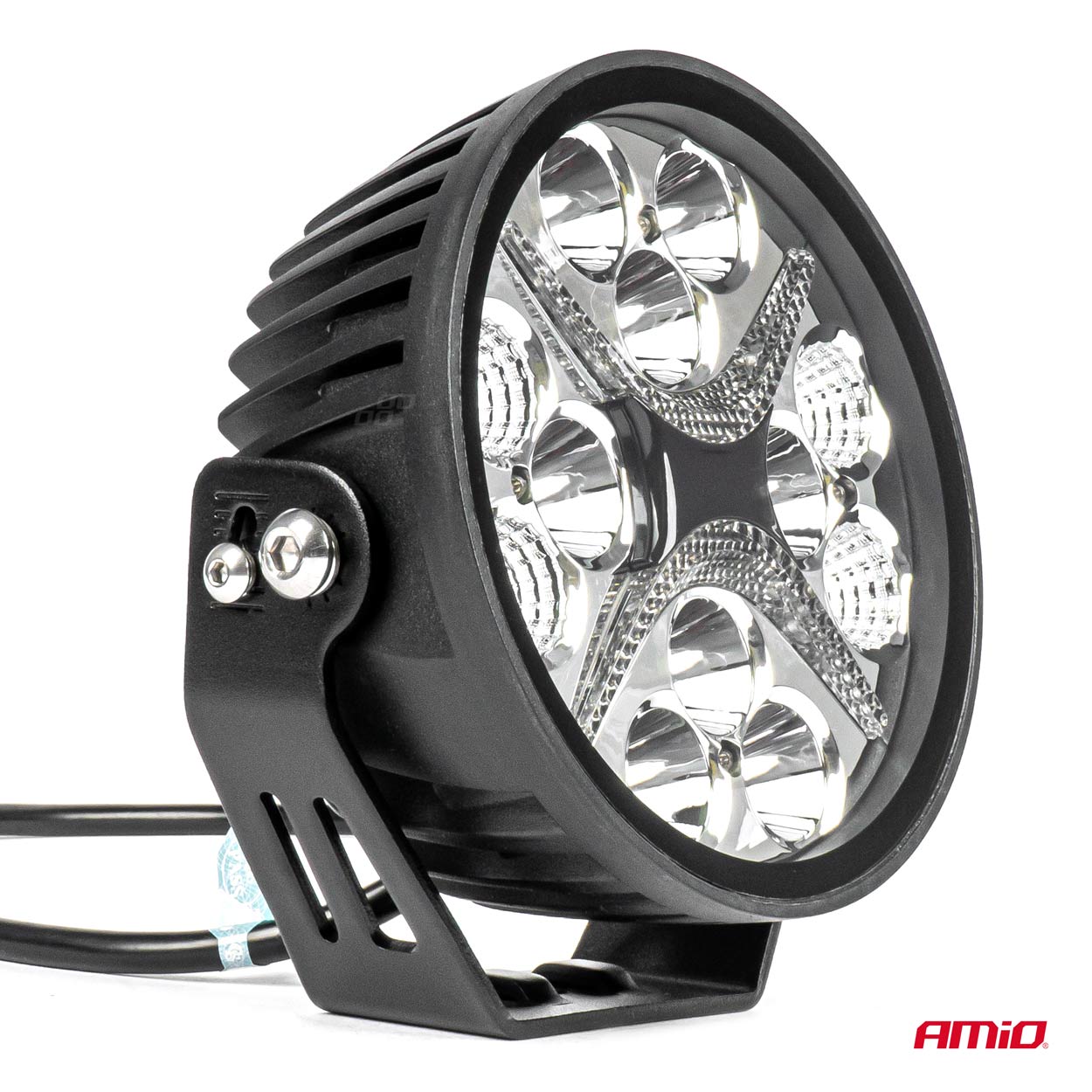 LED-fjernlyslygte set fra siden