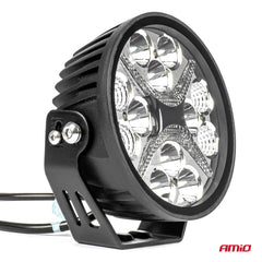 LED-fjernlyslygte set fra siden