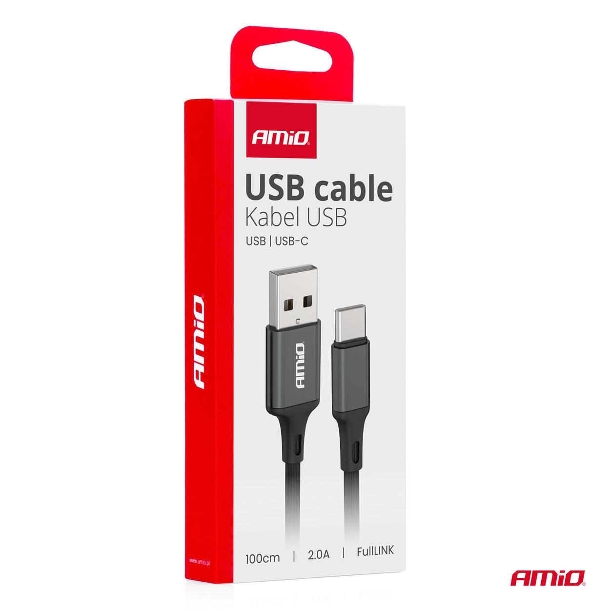 USB-A til USB-C-kabel med 480 Mbps dataoverførsel