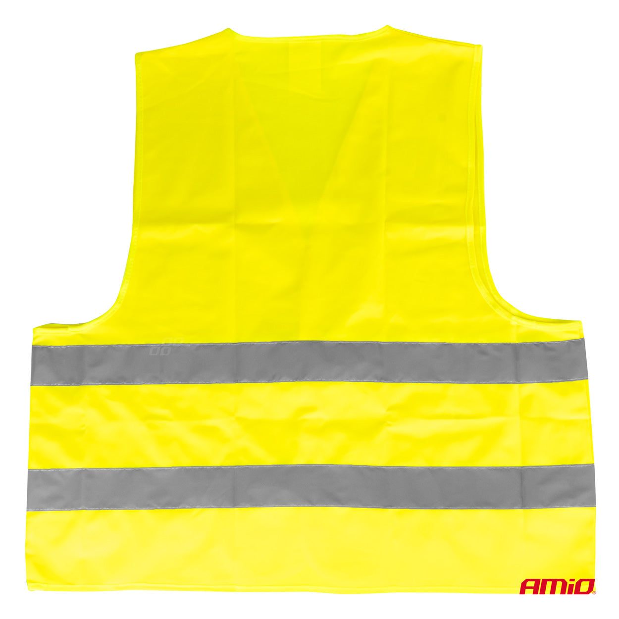 Gul refleksvest med synlige refleksbånd