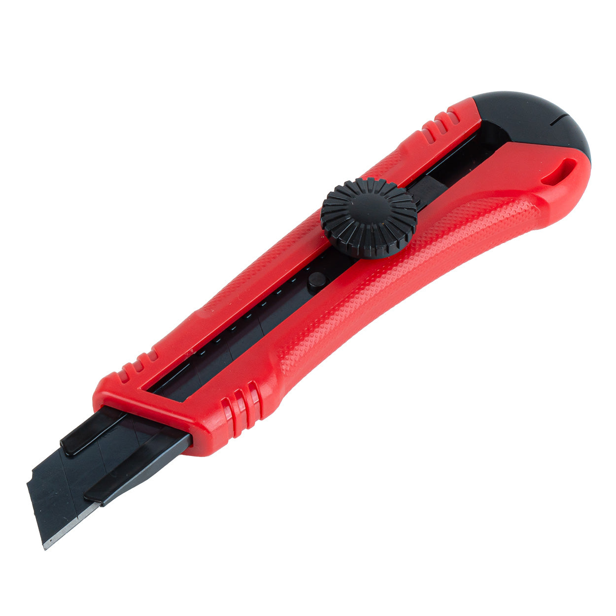 Universalkniv med sort SK5-stålblad og drejeknap
