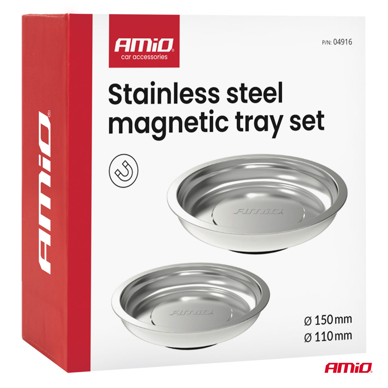 Magnetisches Schalenset zur Organisation von Kleinteilen