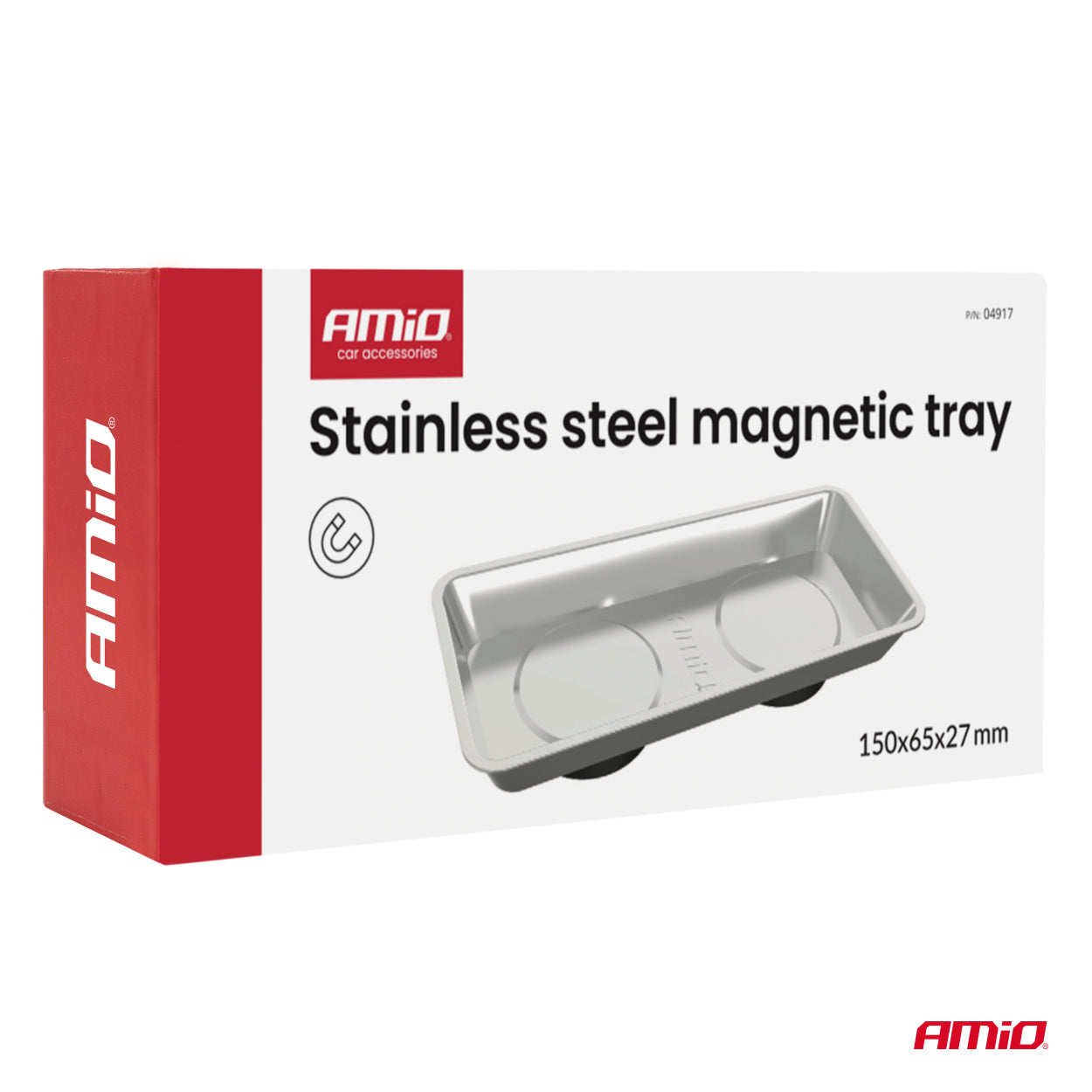 Magnetische Schale aus Edelstahl für Kleinteile