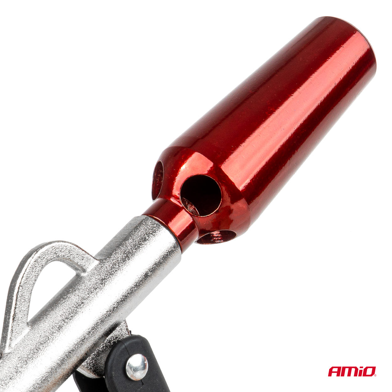 Schwarz-rote Druckluft-Blaspistole mit Venturi-Düse