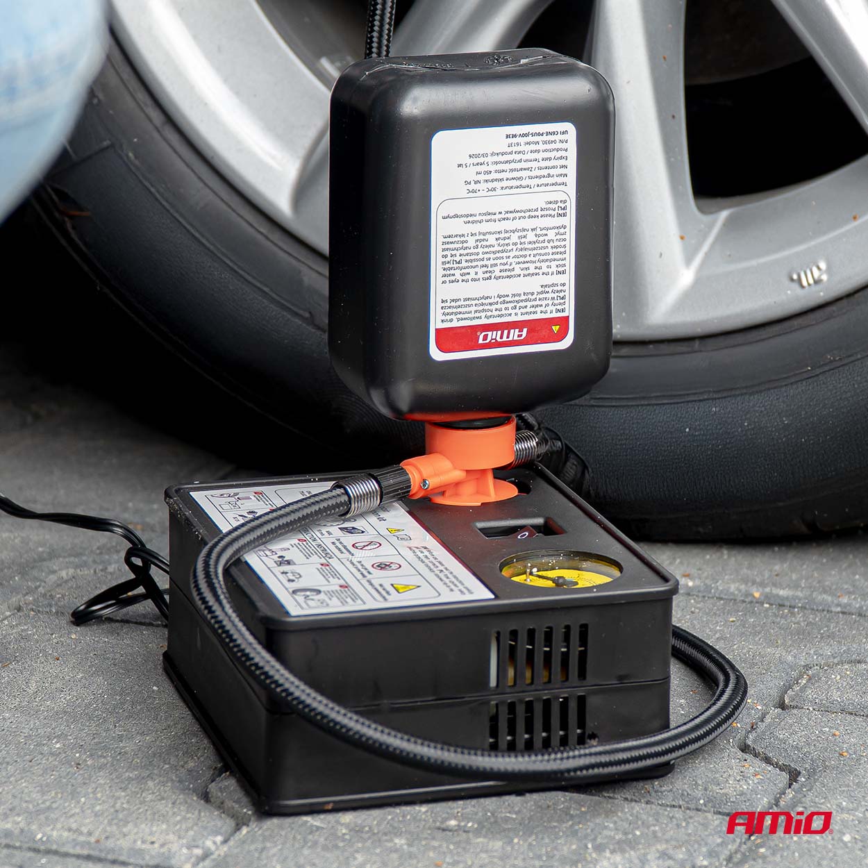 12-V-Kompressor für Reifenreparatur und Aufpumpen