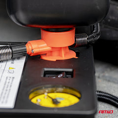 Kompaktes Reifenreparatur- und Pumpenset fürs Auto