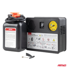Pumpen-Kit zum schnellen Aufpumpen eines platten Reifens