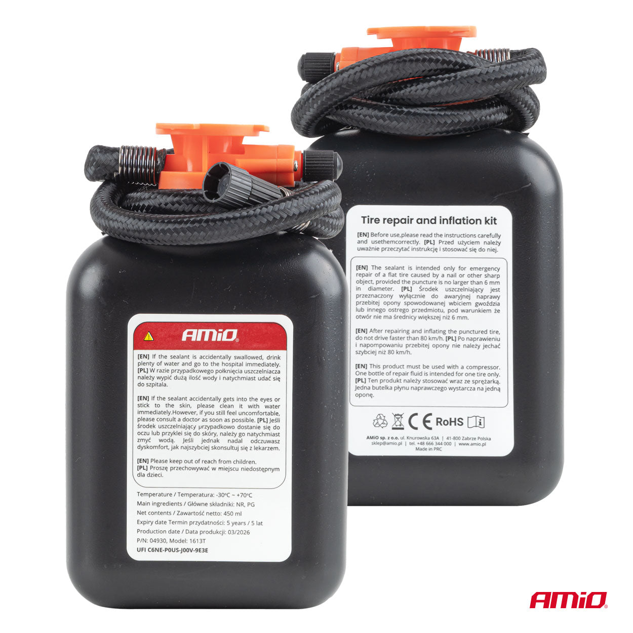 Reifenreparatur- und Pumpen-Kit für Pkw