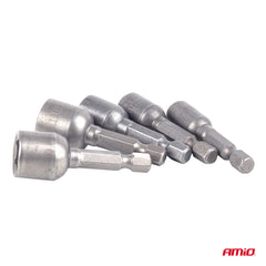 Magnetische Stecknüsse mit 1/4-HEX-Schaft