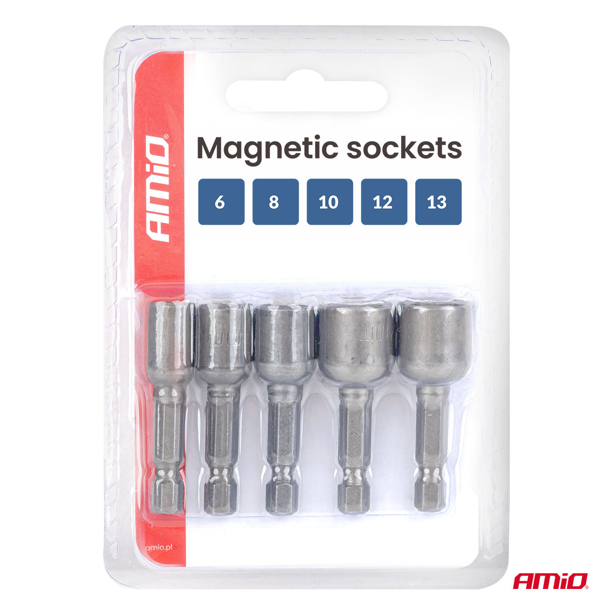 Magnetische Stecknüsse von 6 bis 13 mm