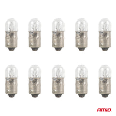 Halogenlampen mit BA9S-Sockel im 10er-Set