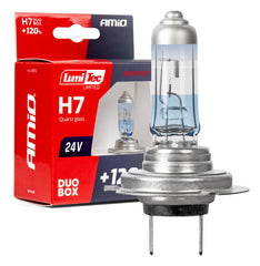 H7 Halogenlampen 24V 70W LumiTec LIMITED +120% DUO