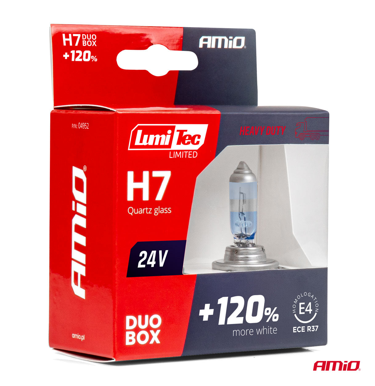 LumiTec H7-Halogenlampen 24V 70W im DUO-Set