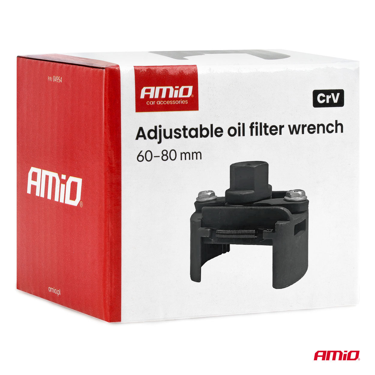 CrV-Ölfilterschlüssel für Filter mit einem Durchmesser von 60–80 mm