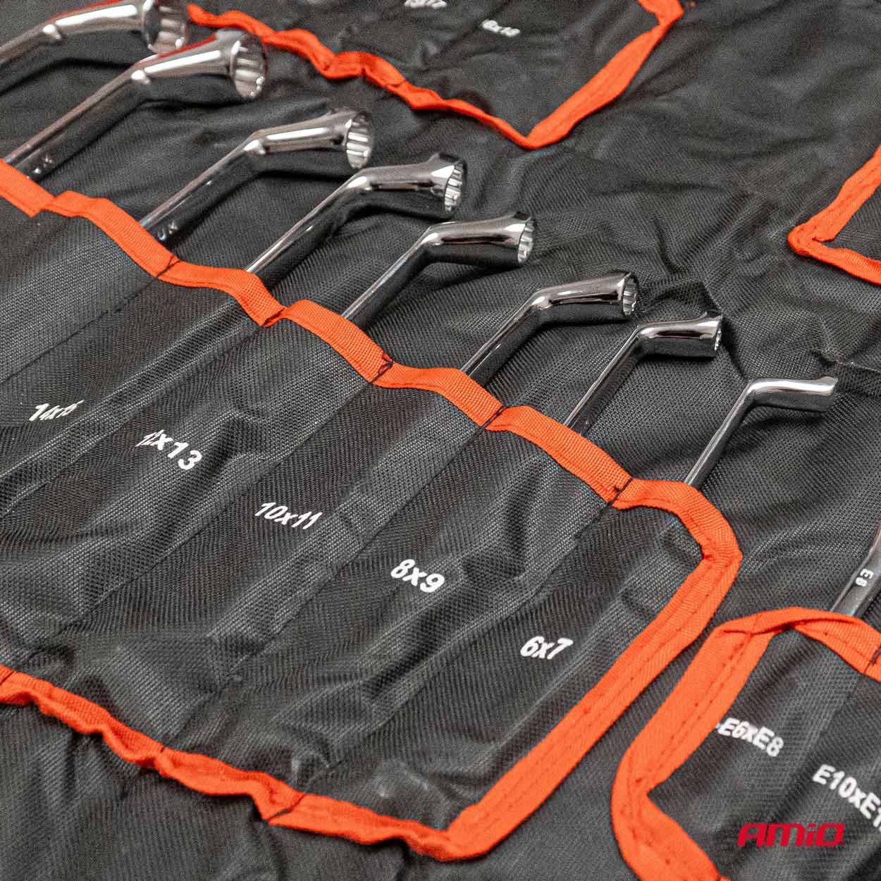 CR-V Schraubenschlüssel-Set mit Maulschlüsseln und Ringschlüsseln