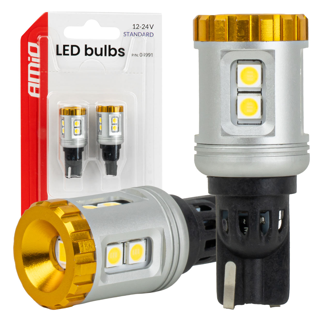 T15-LED-Lampe mit 9 SMD-3030-LEDs und weißem Licht