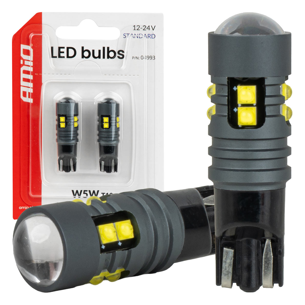 Weiße T10-LED-Lampe mit 10 SMD-2525-LEDs