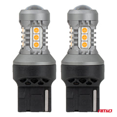 Orange LED-Lampe mit 7440-Sockel