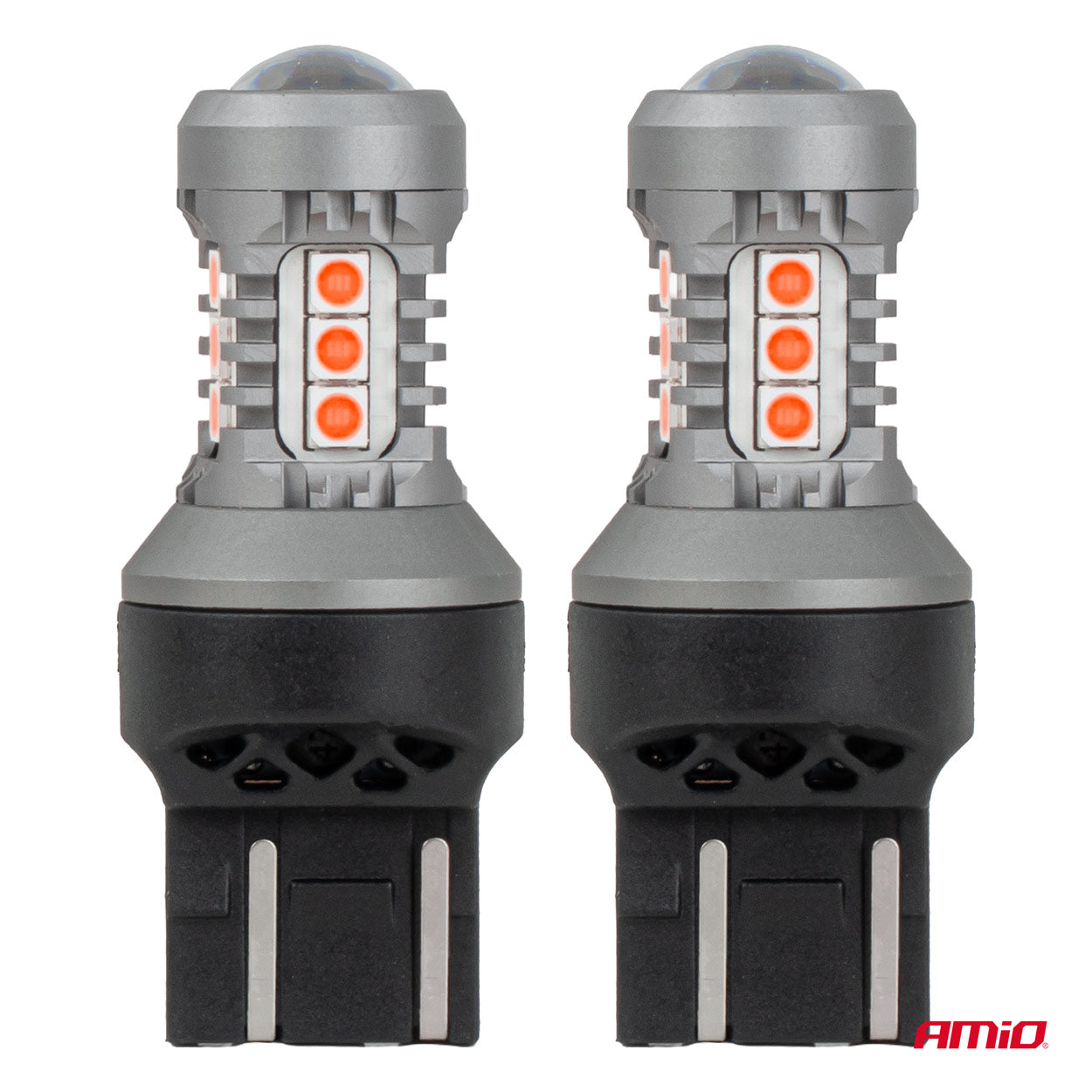 LED-Lampe 7443 W21/5W mit rotem Licht