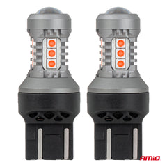 LED-Lampe 7443 W21/5W mit rotem Licht