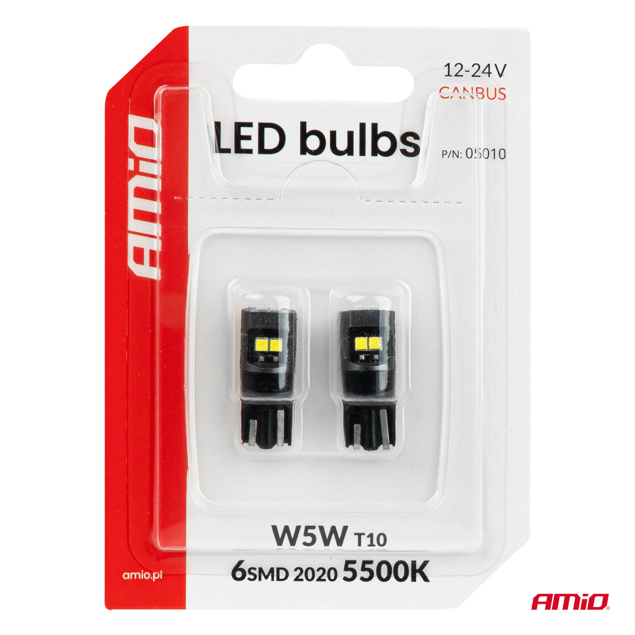 T10-LED-Lampe für 12/24-V-Systeme