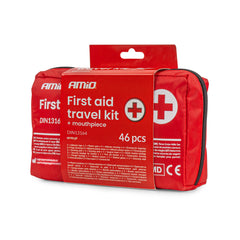 Erste-Hilfe-Set im Etui nach DIN 13164 mit Beatmungstuch