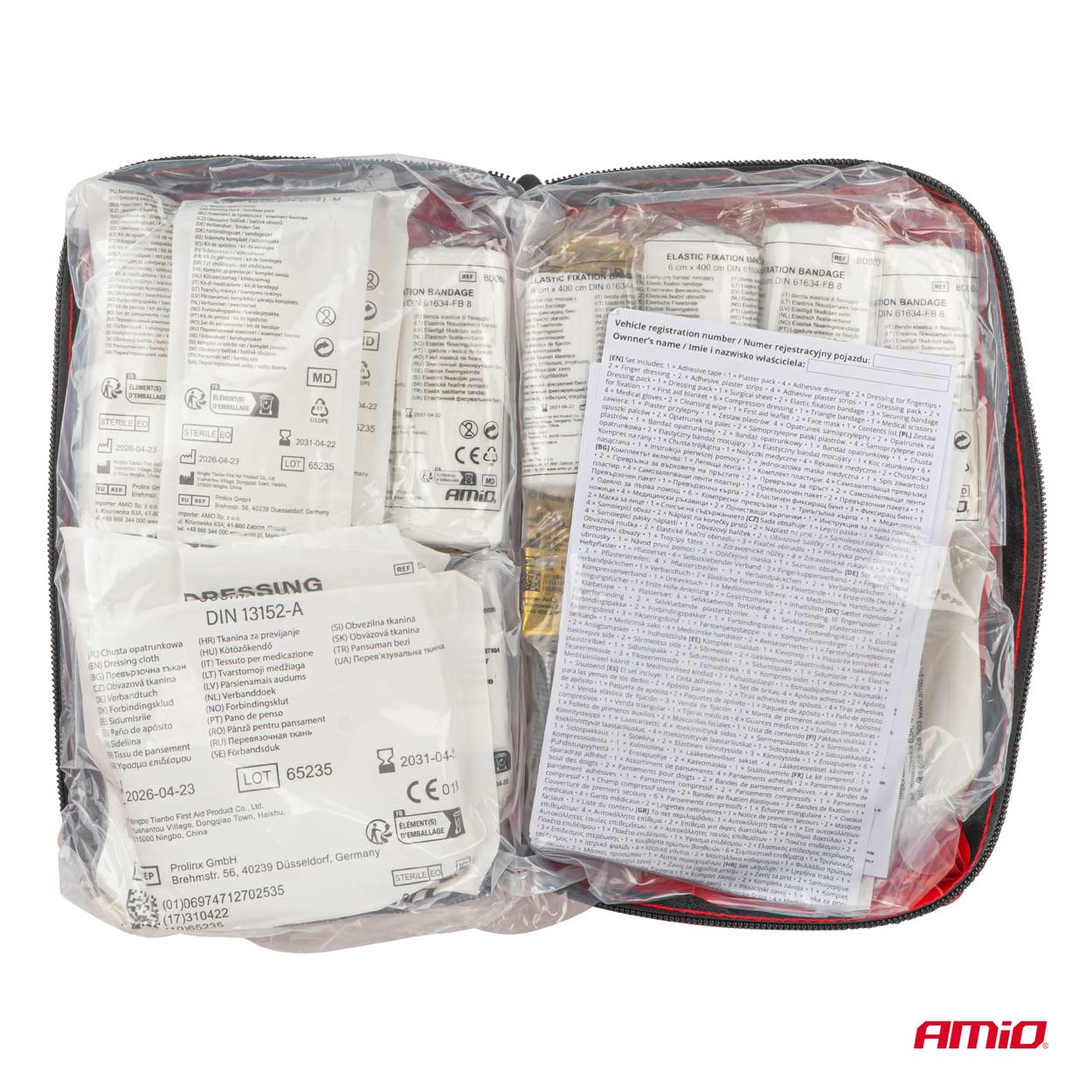 Kompaktes Erste-Hilfe-Set für Auto und Zuhause